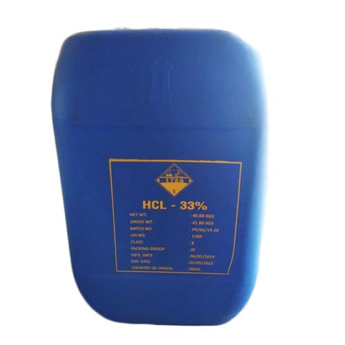 ACIDE CHLORHYDRIQUE 33% 35kg