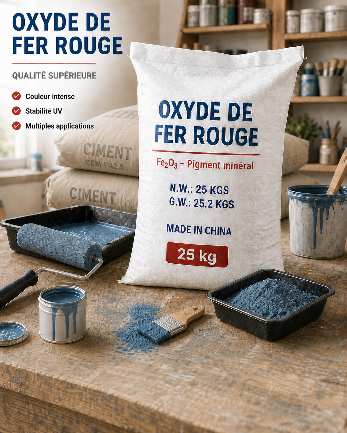 OXYDE DE FER ROUGE