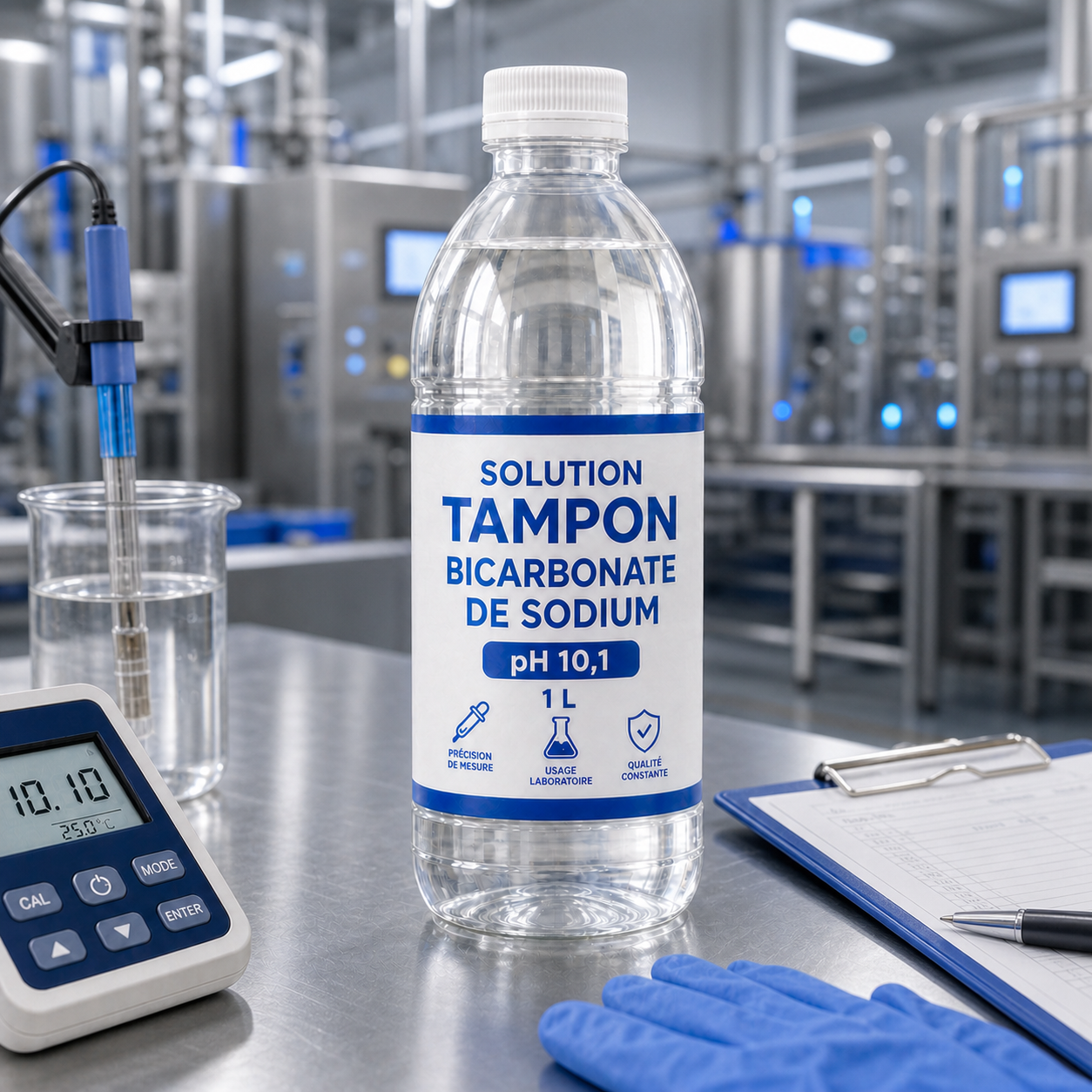 SOLUTION TAMPON BICARBONATE DE SODIUM pH 10,1